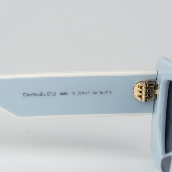 Dior DIORPACIFIC Men Sunglasses Blue White Geometric DIORPACIFIC S1U 80B0 - Picture 9 of 12